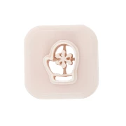 Mini emporte-pièce gant de Noël 10x8 mm en polymère biodégradable - Beige x1