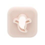 Cortapastas mini fantasma de polímero biodegradable de 11 mm - Beige x1