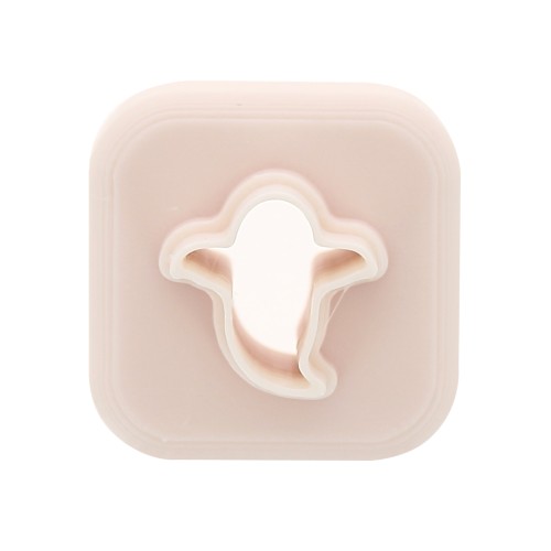 Cortapastas mini fantasma de polímero biodegradable de 11 mm - Beige x1