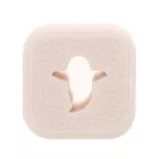 Cortapastas mini fantasma de polímero biodegradable de 11 mm - Beige x1