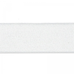 Cinta de Organza 11 mm Blanco x 1m