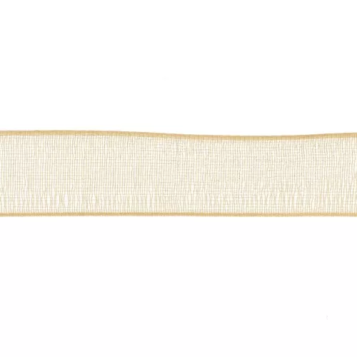 Cinta de Organza 11 mm Dorado x 1m