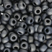 Rocalla Miyuki 6/0 2002 - Gris Plata Metálico Mate x8g