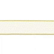 Cinta de Organza 6 mm Dorado x 1m