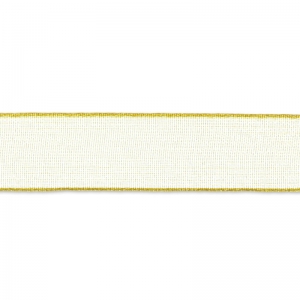 Cinta de Organza 6 mm Dorado x 1m