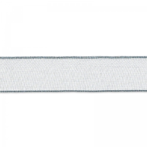 Cinta de Organza 6 mm Gris x 1m