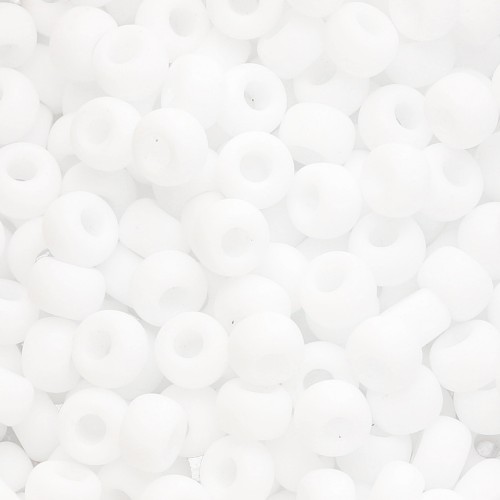 Rocalla Miyuki 6/0 402F - Blanco Mate x8g