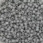Miyuki Delica 11/0 DB1518 - Mat Opaque Light Smoke x8g