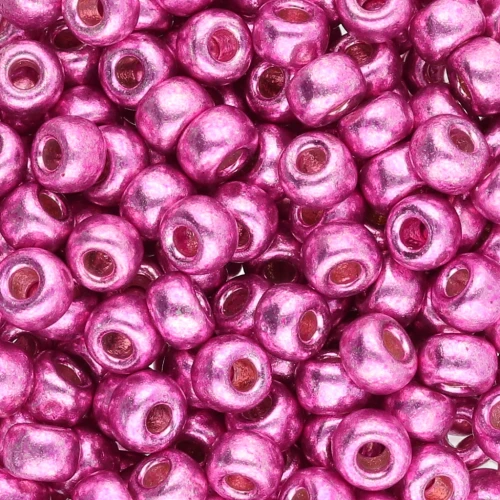 Rocalla Miyuki Duracoat 6/0 4210 - Galvanized Hot Pink x8g