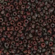 Rocalla Miyuki Duracoat 11/0 4513 - Opaque Red Luster Picasso x8g