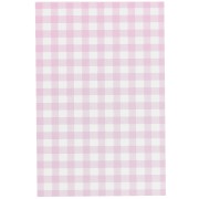 Tarjetas de joyería 9x6 cm - Estampado guinga - Rosa - Blanco x20|raw }}