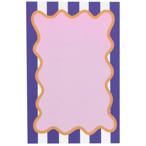 Tarjetas de joyería 9x6 cm - Rayas - Violeta - Blanco - Rosa x20