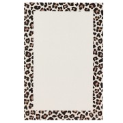 Tarjetas joya 9x6 cm - Estampado leopardo - Beige - Marrón - Negro x20