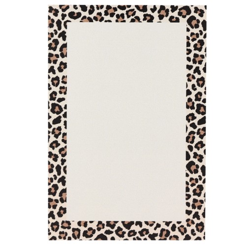 Tarjetas joya 9x6 cm - Estampado leopardo - Beige - Marrón - Negro x20
