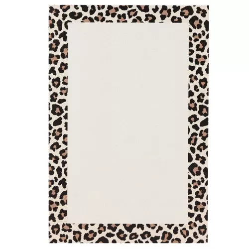 Tarjetas joya 9x6 cm - Estampado leopardo - Beige - Marrón - Negro x20