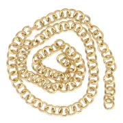 Anillas abiertas 5x1 mm - Acero inoxidable 316L dorado x100