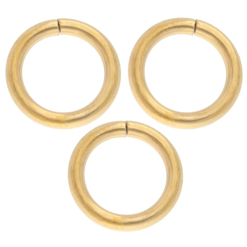 Anillas abiertas 10x1,45 mm - Acero inoxidable Dorado 304 x10