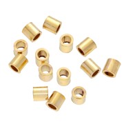 Tubos triturables 2x2 mm - Gold Filled x50|raw }}