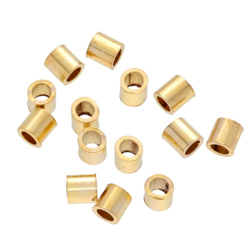 Tubos triturables 2x2 mm - Gold Filled x50