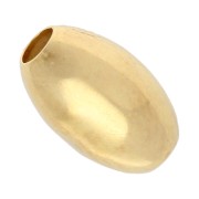 Cuentas con forma de oliva 8x5 mm - Gold Filled x5