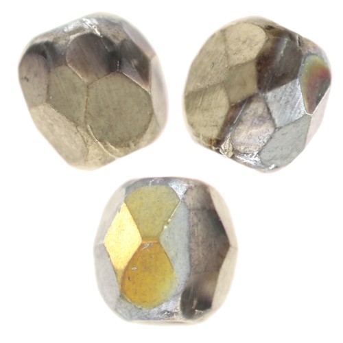Facetadas 3 mm Crystal California Sun x50