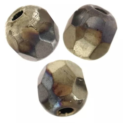 Facetadas 3 mm Crystal California Graphite x50