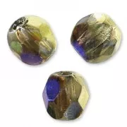 Facetadas 3 mm Crystal California Blue x50