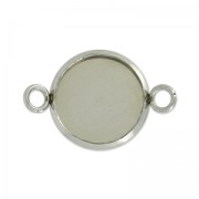 Separador engaste para cabujón fondo plano  8 mm de Acero inox x1|raw }}