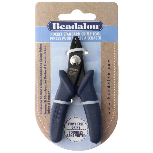 Pinza para mini abalorios aplastables Beadalon estándar 9 cm - Azul x1