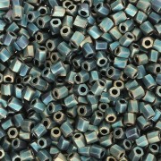 Bugles Twist Miyuki 10/0 Hex Cut 1256 - Verde Iris Metálico Mate x5g|raw }}