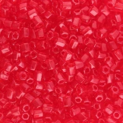 Bugles Twist Miyuki 10/0 Hex Cut 141 - Rubí Transparente x10g