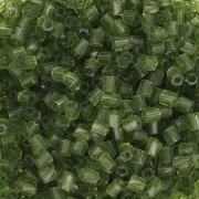 Bugles Twist Miyuki 10/0 Hex Cut 158 - Verde Oliva Transparente x10g|raw }}