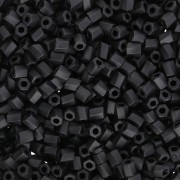 Bugles Twist Miyuki 10/0 Hex Cut 401F - Negro Opaco Mate x10g