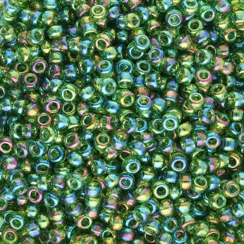 Rocalla Miyuki 11/0 288 - Verde Oliva Transparente AB x8g
