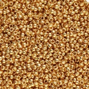 Rocalla Miyuki 15/0 191 - 24kt Gold Plated, 50 g