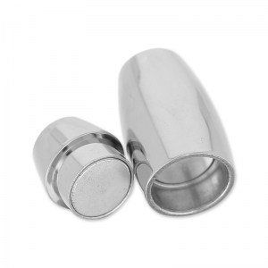 Cierre magnético cordón 7 mm de Acero inox x1