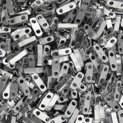 Cuentas Miyuki Cuarto de Tila 5x1.2x1.9 mm QTL-194 - Paladio Paquete de 50g