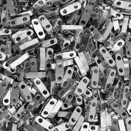 Cuentas Miyuki Cuarto de Tila 5x1.2x1.9 mm QTL-194 - Paladio Paquete de 50g