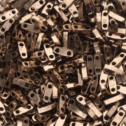 Cuentas Miyuki Cuarto de Tila 5x1.2x1.9 mm QTL-457 Bronce Oscuro Metálico paquete de 100g|raw }}