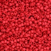 Miyuki Delica 11/0 DB0796 - Rojo opaco semimate teñido x 100 g