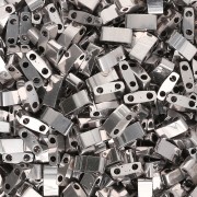 Palladium Plated - Miyuki Half Tila Beads 5x2.3x1.9 mm HTL-194 - Paladio Paquete de 50g Miyuki Half Tila Beads 5x2.3x1.9 mm HTL-194 - Paladio Paquete de 50g