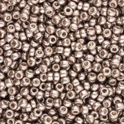 Cuentas Rocalla Miyuki Duracoat 11/0 4222 - Peltre galvanizado x 100 g