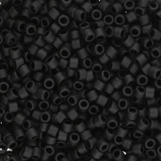 Miyuki Delica 10/0 DBM0310 - Negro mate paquete de 100g