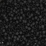 Miyuki Delica 10/0 DBM0310 - Negro mate x 100 g
