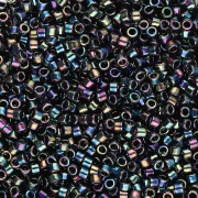 Miyuki Delica 11/0 DB0005 - Azul iris metalizado jaspeado, paquete de 100 g