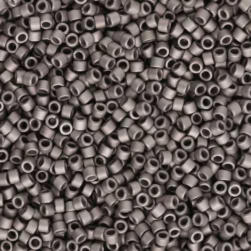 Paquete de 50 g de Miyuki Delica 11/0 DB0321 - Niquelado mate