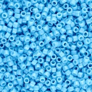 Miyuki Delica 11/0 DB0659 - Paquete de 100 g de turquesa oscuro opaco teñido