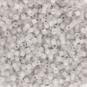 Miyuki Delica 11/0 DB1271 - Gris niebla mate transparente x 100 g