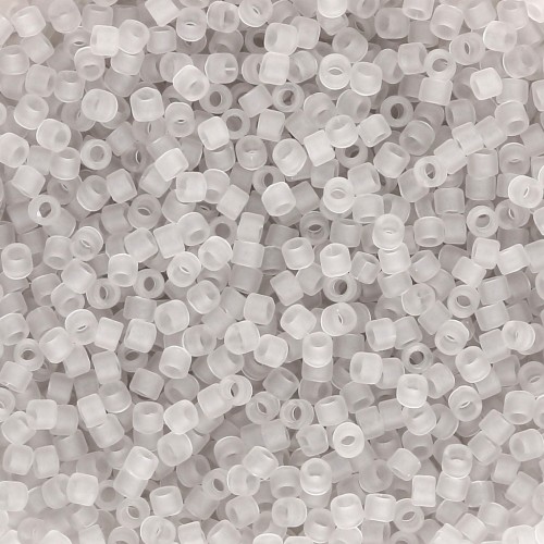 Miyuki Delica 11/0 DB1271 - Gris mate transparente niebla paquete de 100g