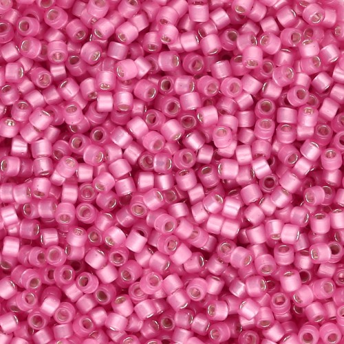 Miyuki Delica Duracoat 11/0 DB2174 - Alabaster S/L teñido en rosa perfecto, 100 g